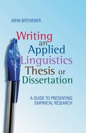 Cover of the book Writing an Applied Linguistics Thesis or Dissertation by P David Marshall, Joanne Morreale