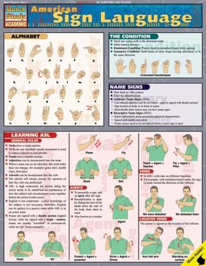 Cover of the book American Sign Language by BarCharts, Inc