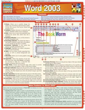 Cover of the book Word 2003 by BarCharts, Inc