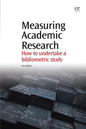Cover of the book Measuring Academic Research by Lóránt Tavasszy, Gerard De Jong