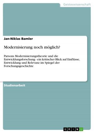 Cover of the book Modernisierung noch möglich? by Anonym