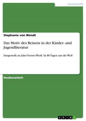 Cover of the book Das Motiv des Reisens in der Kinder- und Jugendliteratur by Cornelia Schönfeld