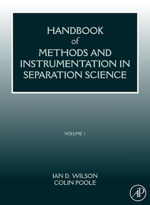 Cover of the book Handbook of Methods and Instrumentation in Separation Science by Colin Poole, Elsevier Science