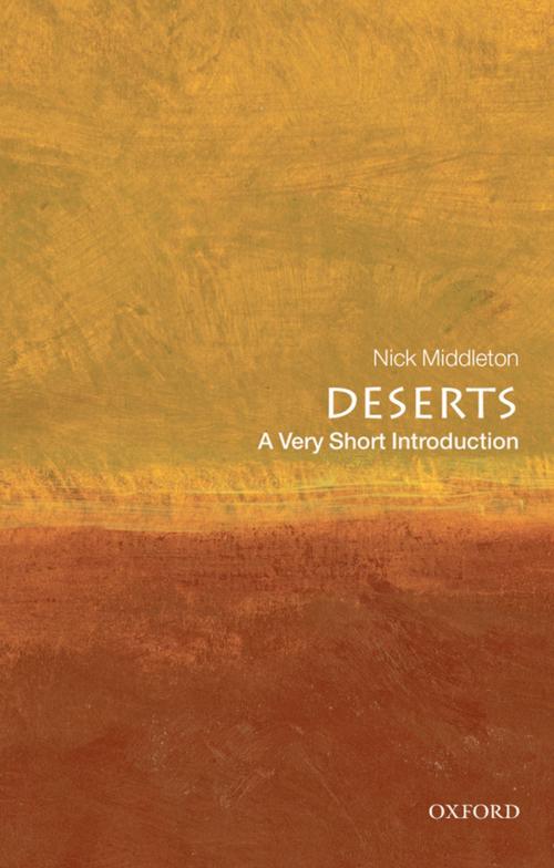 Cover of the book Deserts: A Very Short Introduction by Nick Middleton, OUP Oxford