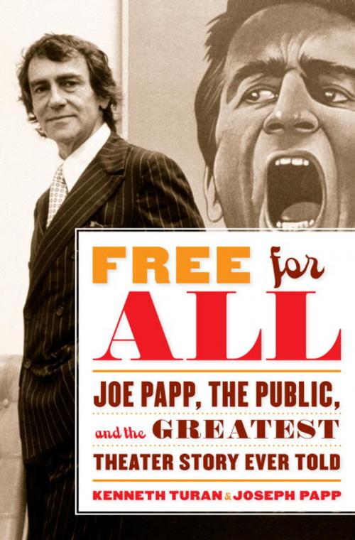 Cover of the book Free for All by Kenneth Turan, Joseph Papp, Knopf Doubleday Publishing Group