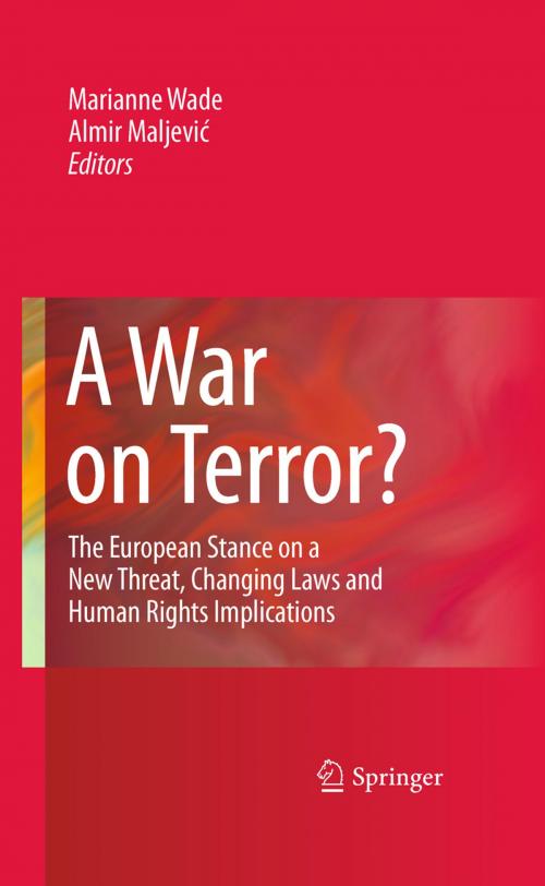 Cover of the book A War on Terror? by , Springer New York