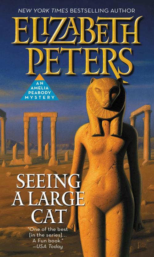 Cover of the book Seeing a Large Cat by Elizabeth Peters, Grand Central Publishing