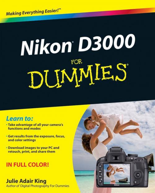 Cover of the book Nikon D3000 For Dummies by Julie Adair King, Wiley