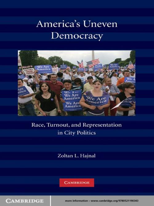 Cover of the book America's Uneven Democracy by Zoltan L. Hajnal, Cambridge University Press