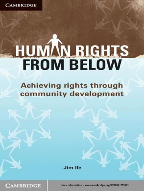 Cover of the book Human Rights from Below by Jim Ife, Cambridge University Press