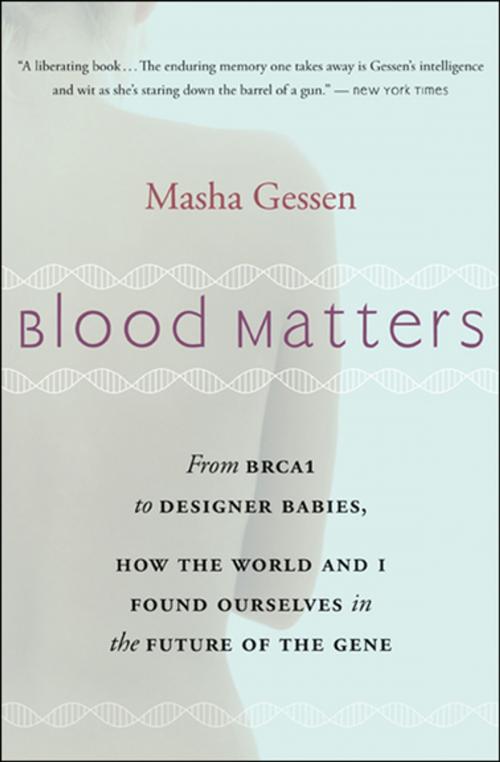 Cover of the book Blood Matters by Masha Gessen, Houghton Mifflin Harcourt