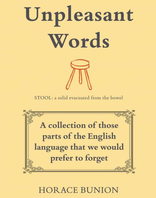 Cover of the book Unpleasant Words: A collection of those parts of the English language that we would prefer to forget by Horace Bunion, Summersdale Publishers Ltd