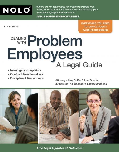 Cover of the book Dealing With Problem Employees: A Legal Guide by Amy DelPo, Lisa Guerin, NOLO