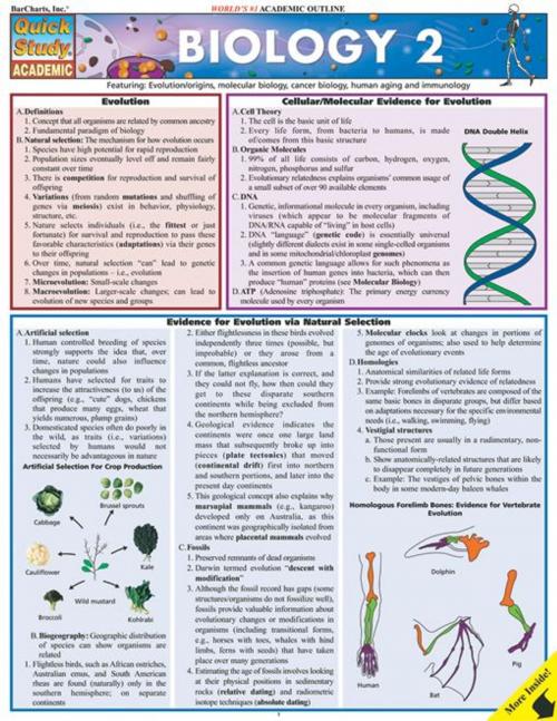 Cover of the book Biology 2 by BarCharts, Inc, BarCharts, Inc.