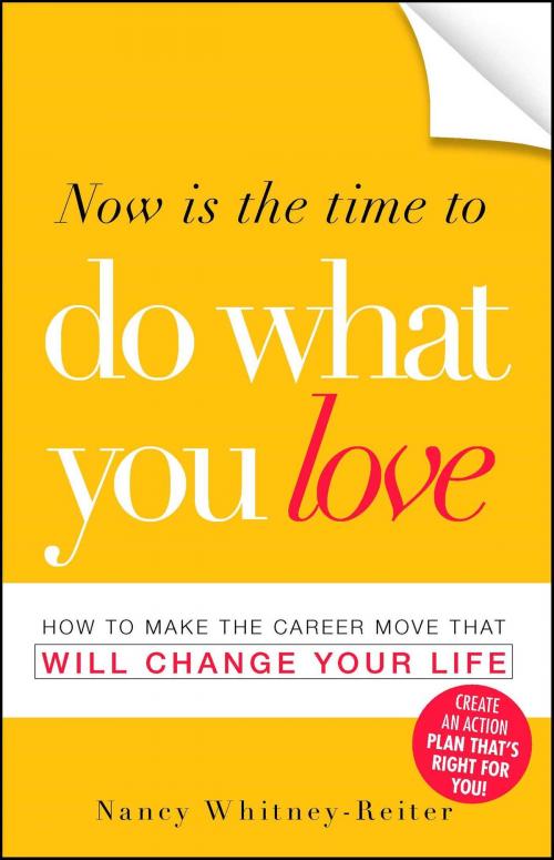 Cover of the book Now is the Time to Do What You Love by Nancy Whitney-Reiter, Adams Media