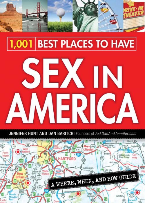 Cover of the book 1,001 Best Places to Have Sex in America by Jennifer Hunt, Dan Baritchi, Adams Media