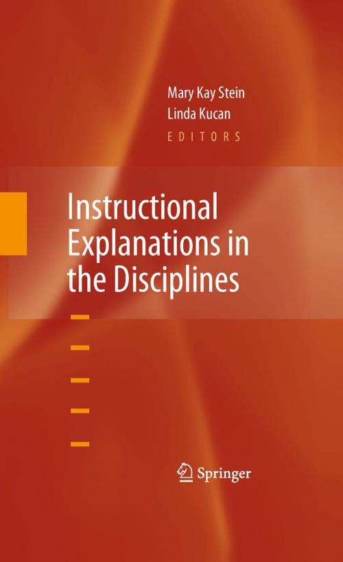 Cover of the book Instructional Explanations in the Disciplines by , Springer US