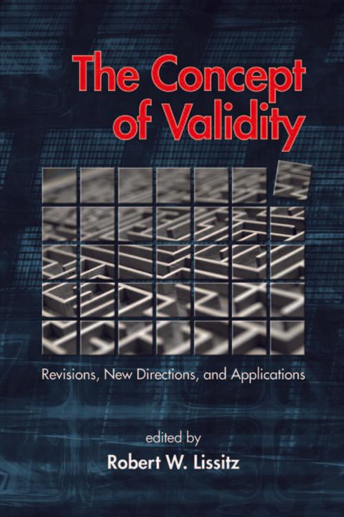 Cover of the book The Concept of Validity by , Information Age Publishing