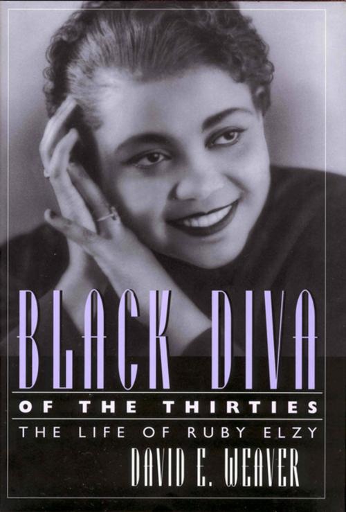 Cover of the book Black Diva of the Thirties by David E. Weaver, University Press of Mississippi