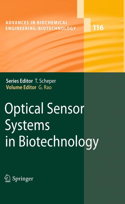 Cover of the book Optical Sensor Systems in Biotechnology by , Springer Berlin Heidelberg