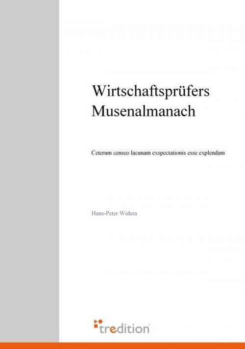 Cover of the book Wirtschaftsprüfers Musenalmanach by Hans-Peter Widera, tredition