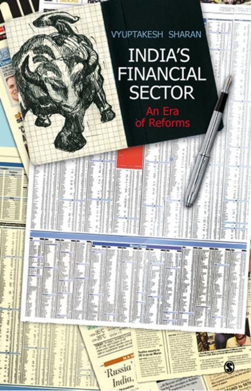 Cover of the book India's Financial Sector by Vyuptakesh Sharan, SAGE Publications