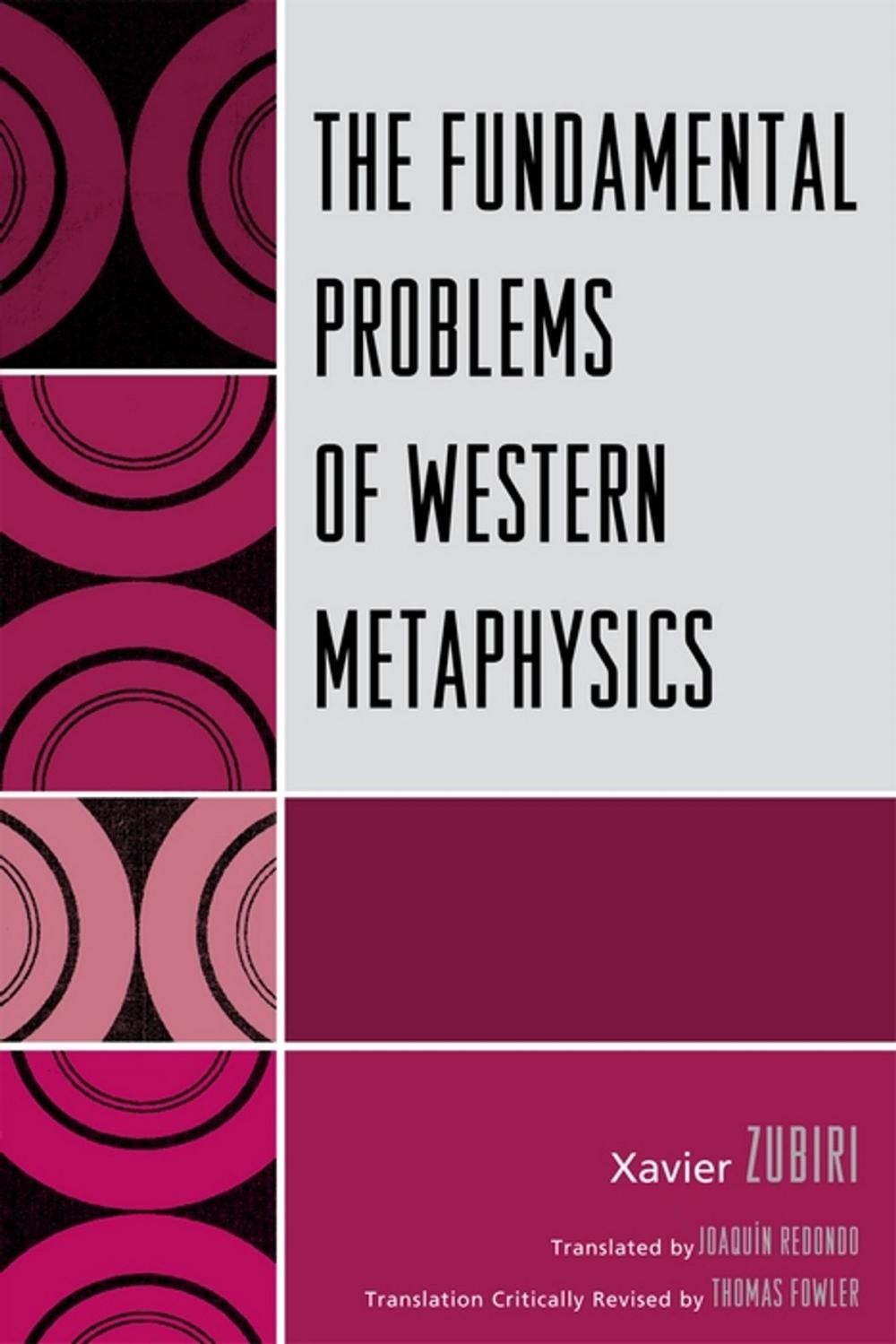 Big bigCover of The Fundamental Problems of Western Metaphysics