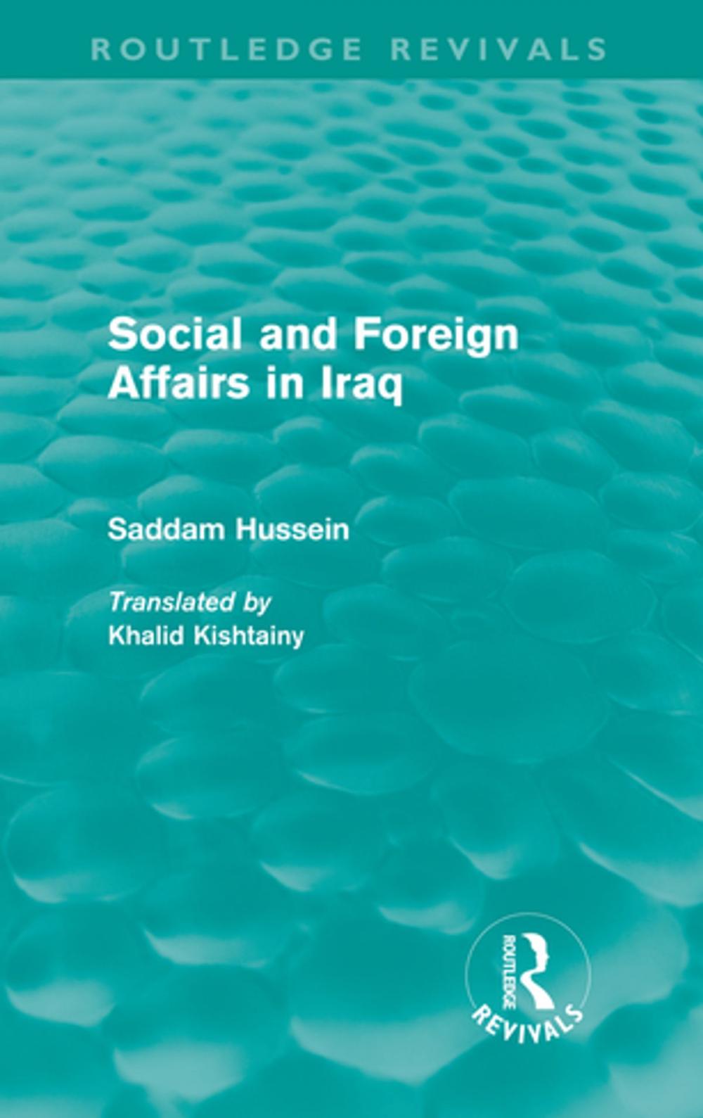 Big bigCover of Social and Foreign Affairs in Iraq (Routledge Revivals)
