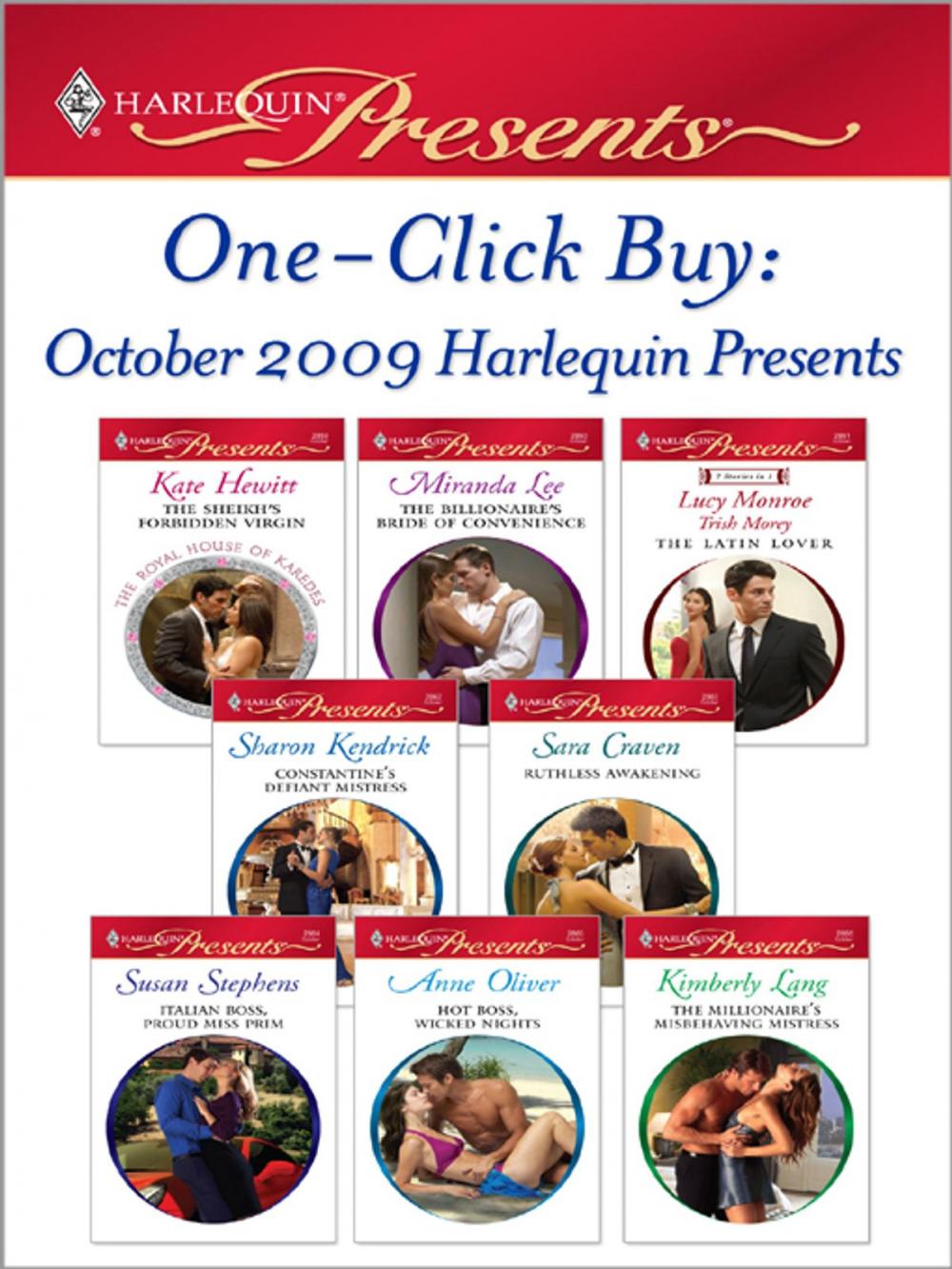 Big bigCover of One-Click Buy: October 2009 Harlequin Presents