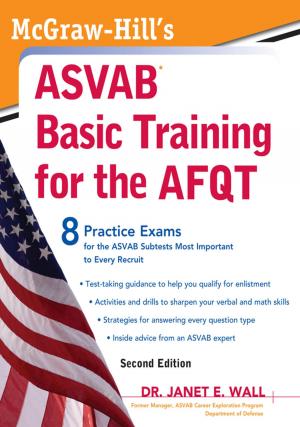 Cover of McGraw-Hill's ASVAB Basic Training for the AFQT, Second Edition