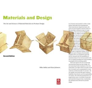 Book cover of Materials and Design