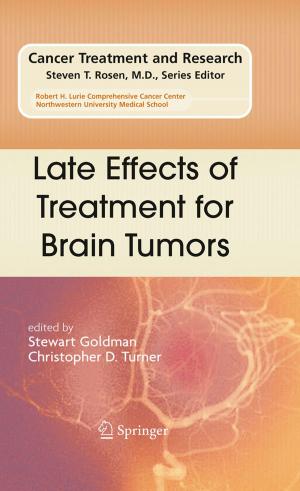 Cover of the book Late Effects of Treatment for Brain Tumors by Herbert L. Dupont