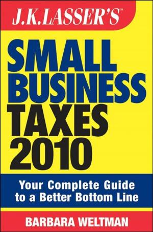 Cover of the book JK Lasser's Small Business Taxes 2010 by Greg Harvey