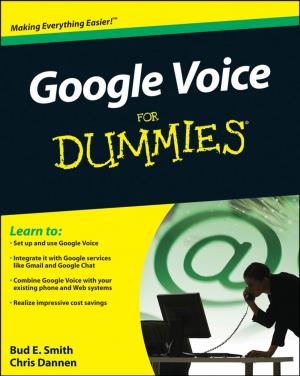 Cover of the book Google Voice For Dummies by Wilson C. Chin, Yanmin Zhou, Yongren Feng, Qiang Yu