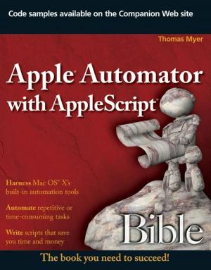Cover of the book Apple Automator with AppleScript Bible by Michael I. Sanders