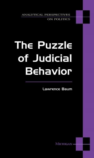 Book cover of The Puzzle of Judicial Behavior