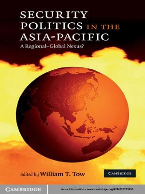 Cover of the book Security Politics in the Asia-Pacific by Arthur Schopenhauer, Adrian Del Caro