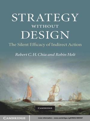 Book cover of Strategy without Design