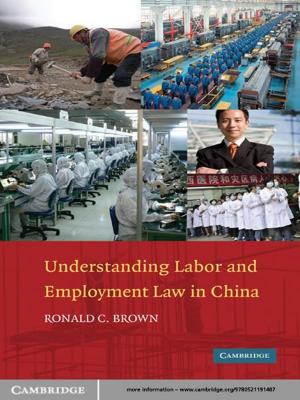 Cover of the book Understanding Labor and Employment Law in China by Brian R. Hunt, Ronald L. Lipsman, Jonathan M. Rosenberg, Kevin R. Coombes, John E. Osborn, Garrett J. Stuck