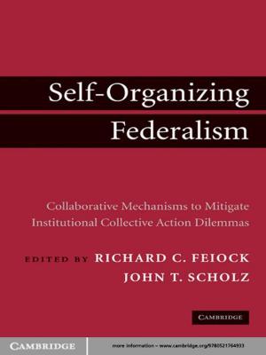 Cover of the book Self-Organizing Federalism by Jakob de de Haan, Sander Oosterloo, Dirk Schoenmaker