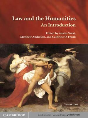 Cover of the book Law and the Humanities by Daniel Z. Freedman, Antoine Van Proeyen
