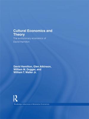 Cover of the book Cultural Economics and Theory by Paul Hammond