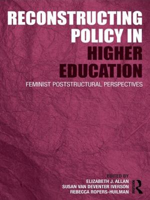 Cover of the book Reconstructing Policy in Higher Education by 