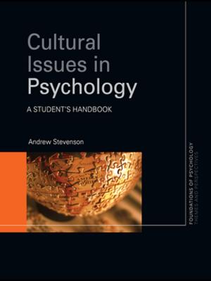 Cover of the book Cultural Issues in Psychology by Tore Wizelius