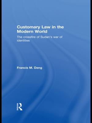 Cover of the book Customary Law in the Modern World by David W. Gerbing