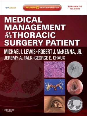 Book cover of Medical Management of the Thoracic Surgery Patient E-Book