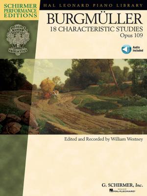 Cover of Johann Friedrich Burgmuller - 18 Characteristic Studies, Opus 109 (Songbook)