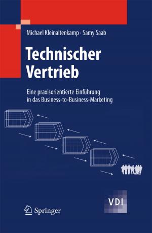 Cover of the book Technischer Vertrieb by Bernd Spangenberg, Christel Weins