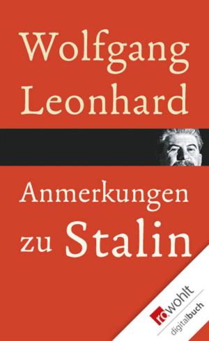 Book cover of Anmerkungen zu Stalin