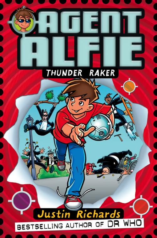 Cover of the book Thunder Raker (Agent Alfie, Book 1) by Justin Richards, HarperCollins Publishers